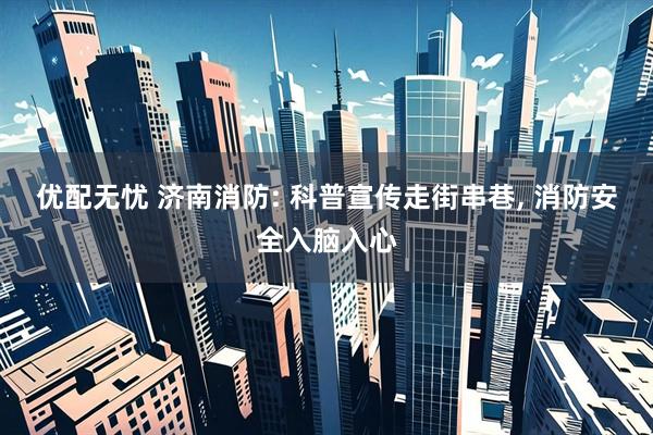 优配无忧 济南消防: 科普宣传走街串巷, 消防安全入脑入心
